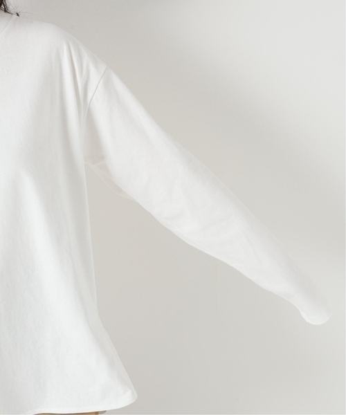 JOURNAL STANDARD relume（ジャーナルスタンダード　レリューム）の「■《追加4》USAコットンロングラウンドプルオーバー（Tシャツ/カットソー・レディース・ホワイト・FREE）」の16枚目の写真