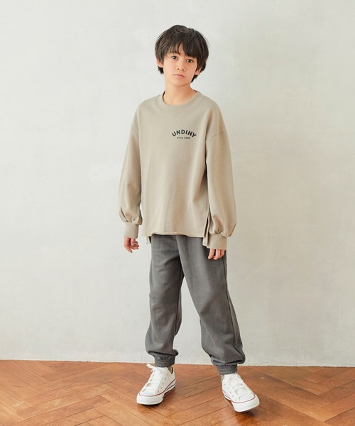 undeny.(アンディニ-)の「undeny/アンディニー 切り替え プルオーバー(その他トップス・キッズ・グレイッシュベージュ/アイボリー/グリーン・M/L/XL)」の7枚目の写真