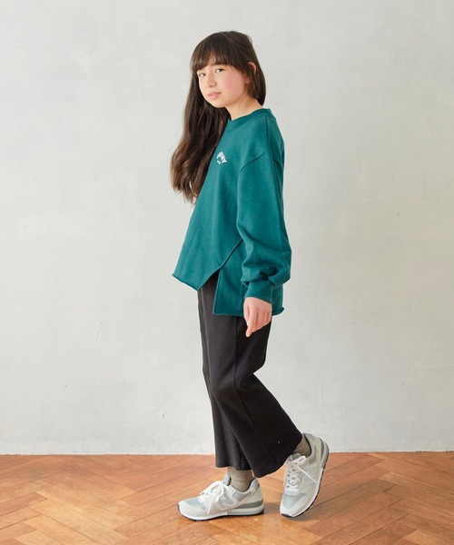 undeny.(アンディニ-)の「undeny/アンディニー 切り替え プルオーバー(その他トップス・キッズ・グレイッシュベージュ/アイボリー/グリーン・M/L/XL)」の9枚目の写真