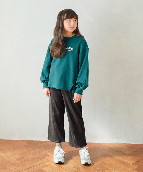 undeny.(アンディニ-)の「undeny/アンディニー 切り替え プルオーバー(その他トップス・キッズ・グレイッシュベージュ/アイボリー/グリーン・M/L/XL)」の11枚目の写真