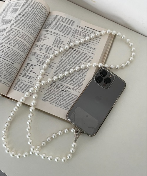 prose verse（プロズヴェール）の「スマホチェーンストラップ（スマホグッズ・レディース・ホワイト系その他/ブラック/ホワイト・ﾌﾘ-）」の16枚目の写真