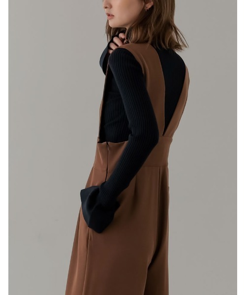 Re:EDIT（リエディ）の「[新色追加][2022A/W COLLECTION]リブフレアスリーブプルオーバー（ニット/セーター・レディース・パープル/イエロー/アイボリー/ブラック/グリーン/グレー/オレンジ/モカ/ブルー/ブラック系その他・LARGE/MEDIUM）」の21枚目の写真