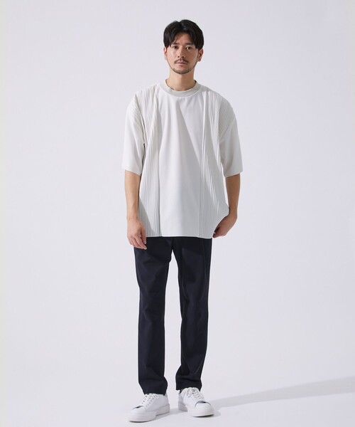 UNITED TOKYO(ユナイテッドトウキョウ)の「サイドプリーツT(Tシャツ/カットソー・メンズ・ブラック系その他2/ホワイト/カーキ・2/1)」の10枚目の写真