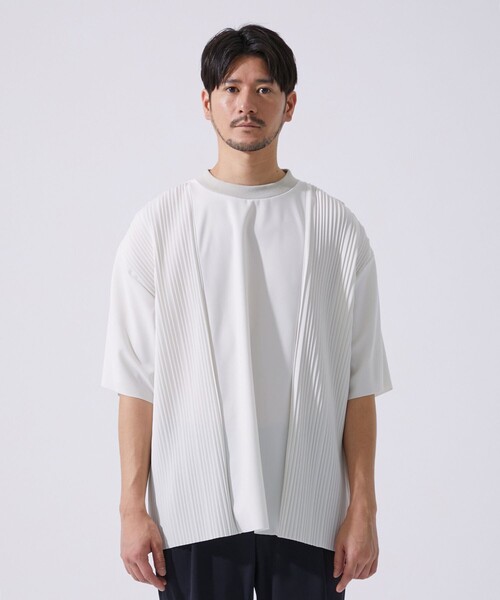 UNITED TOKYO(ユナイテッドトウキョウ)の「サイドプリーツT(Tシャツ/カットソー・メンズ・ブラック系その他2/ホワイト/カーキ・2/1)」の17枚目の写真