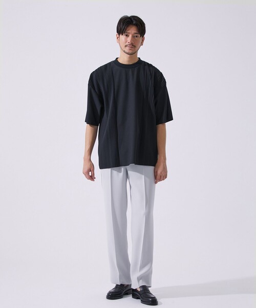 UNITED TOKYO(ユナイテッドトウキョウ)の「サイドプリーツT(Tシャツ/カットソー・メンズ・ブラック系その他2/ホワイト/カーキ・2/1)」の18枚目の写真