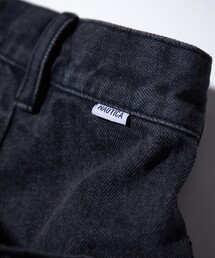 NAUTICA ノーティカ　ダブルニー　ブラック　キャンバス　ペインター セール】NAUTICA/ノーティカ Crushed Double Knee Denim Pants