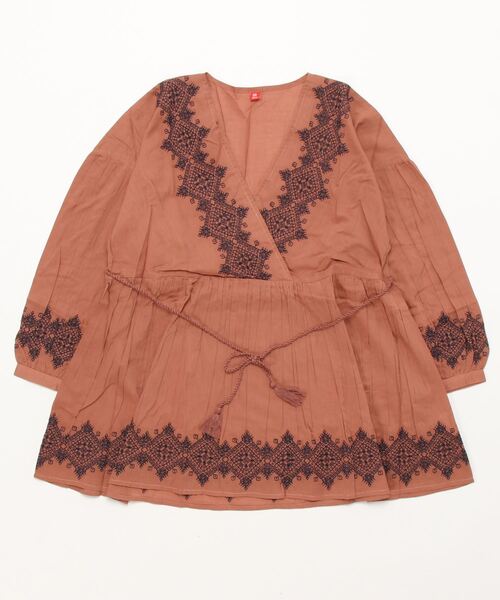 チャイハネ（チャイハネ）の「【チャイハネ】ジプラス刺繍トップス（その他トップス・レディース・グリーン/ブラウン/ホワイト・FREE）」の10枚目の写真