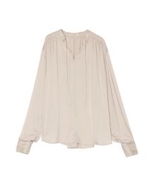 LAGUNAMOON | カフスタックサテンブラウス(シャツ/ブラウス)