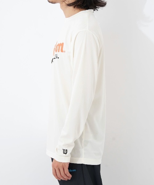 wilson(ウィルソン)の「【WILSON:ウィルソン】ドライメッシュグラフィックロングTシャツ(Tシャツ/カットソー・メンズ・ホワイト/ブラック/オレンジ・MEDIUM/LARGE/X-LARGE)」の10枚目の写真