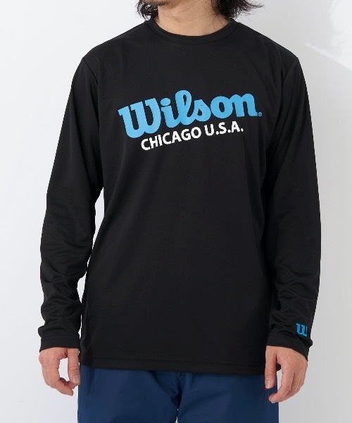 wilson(ウィルソン)の「【WILSON:ウィルソン】ドライメッシュグラフィックロングTシャツ(Tシャツ/カットソー・メンズ・ホワイト/ブラック/オレンジ・MEDIUM/LARGE/X-LARGE)」の17枚目の写真