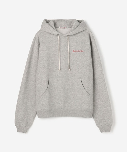 Bshop(ビショップ)の「Handkerchief Club | 裏毛スウェットフーディー WOMEN(パーカー・レディース・グレー/グリーン・0)」の8枚目の写真