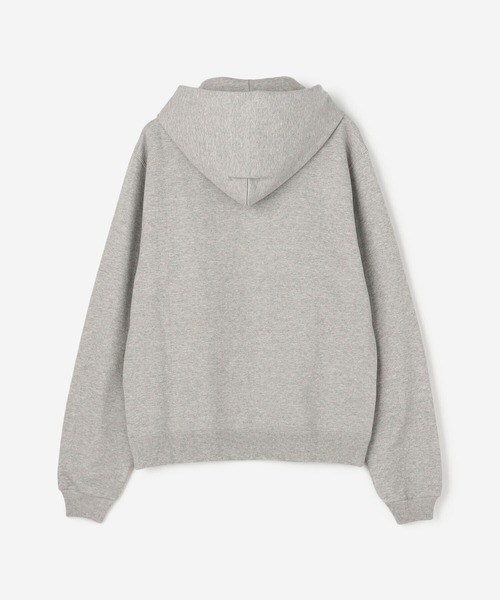 Bshop(ビショップ)の「Handkerchief Club | 裏毛スウェットフーディー WOMEN(パーカー・レディース・グレー/グリーン・0)」の9枚目の写真