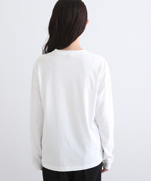 INDIVI(インディヴィ)の「【WORLD for the World】フォトプリント ロングTシャツ(Tシャツ/カットソー・レディース・ホワイト・38/13/05)」の15枚目の写真