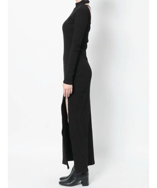 GYDA（ジェイダ）の「【ゆうちゃみコラボ】BACK OPENテレコロングスリットワンピース（ワンピース・レディース・ブラック・SMALL/MEDIUM）」の13枚目の写真
