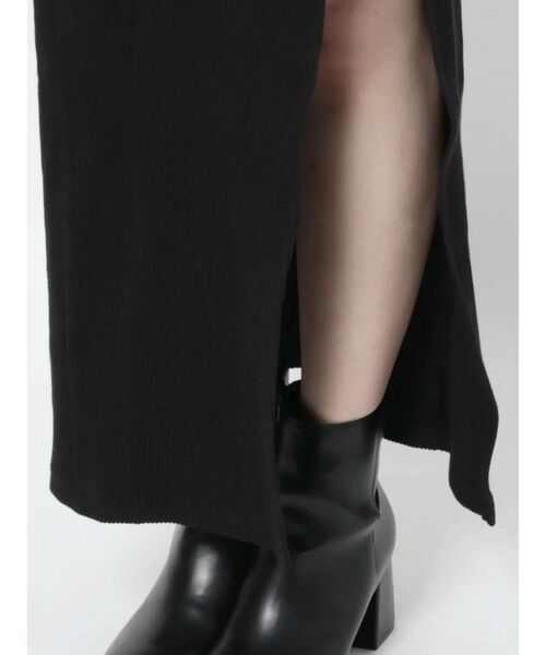 GYDA（ジェイダ）の「【ゆうちゃみコラボ】BACK OPENテレコロングスリットワンピース（ワンピース・レディース・ブラック・SMALL/MEDIUM）」の17枚目の写真