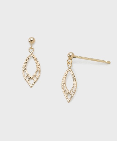 agete（アガット）の「K10ピアス（ピアス（両耳用）・レディース・イエローゴールド・FREE）」の2枚目の写真