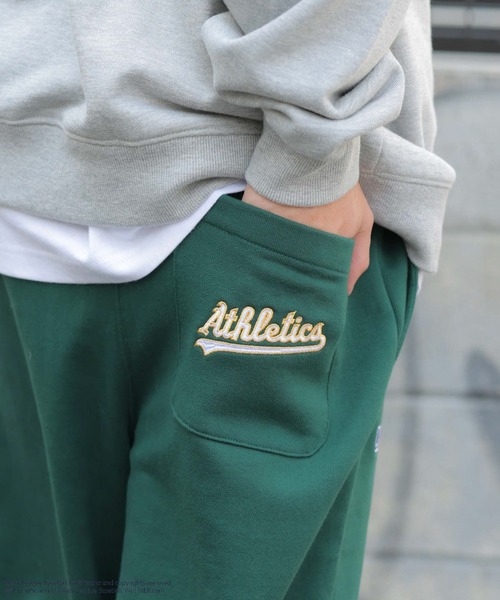 MLB(メジャーリーグベースボール)の「∴WEGO/MLB別注 スウェットパンツ(スウェットパンツ・メンズ・ダークグリーン/杢グレー/ブラック・MEDIUM/LARGE)」の11枚目の写真