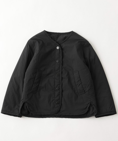 CIAOPANIC TYPY（チャオパニックティピー）の「□【KIDS】OSORO AIRTECH キルティングリバーシブルノーカラージャケット（ノーカラージャケット・キッズ・ブラック/カーキ・XXL/XL/L/S/M）」の3枚目の写真