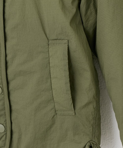 CIAOPANIC TYPY（チャオパニックティピー）の「□【KIDS】OSORO AIRTECH キルティングリバーシブルノーカラージャケット（ノーカラージャケット・キッズ・ブラック/カーキ・XXL/XL/L/S/M）」の11枚目の写真