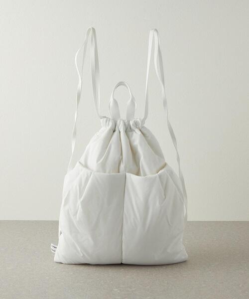 CITEN（シテン）の「＜CITEN＞ パデット ナップサック（バックパック/リュック・レディース・ホワイト/ブラック/ロイヤルブルー・FREE）」の5枚目の写真