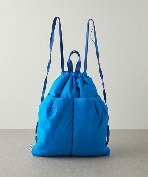 CITEN（シテン）の「＜CITEN＞ パデット ナップサック（バックパック/リュック・レディース・ホワイト/ブラック/ロイヤルブルー・FREE）」の6枚目の写真