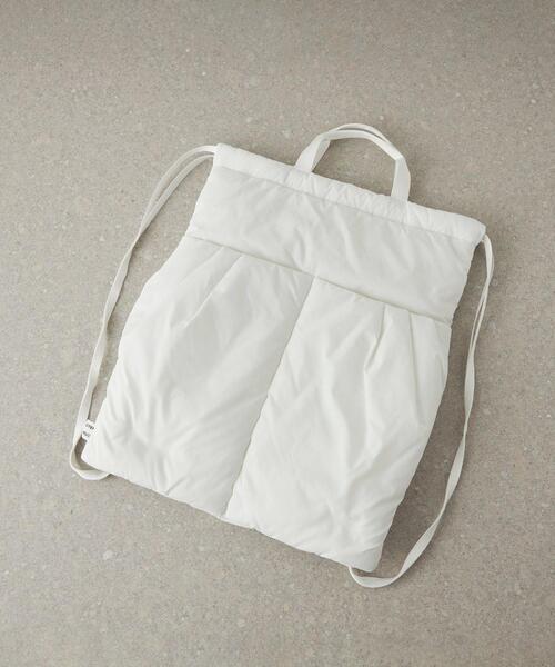CITEN（シテン）の「＜CITEN＞ パデット ナップサック（バックパック/リュック・レディース・ホワイト/ブラック/ロイヤルブルー・FREE）」の10枚目の写真