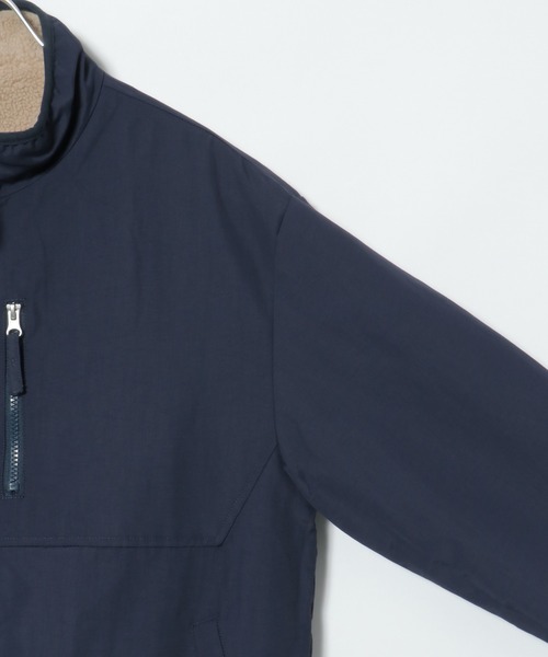 ikka（イッカ）の「【撥水／2WAY】リバーシブルボアフリースブルゾン（ブルゾン・メンズ・ホワイト/チャコールグレー/オリーブ/ベージュ・S/M/L/XL）」の6枚目の写真