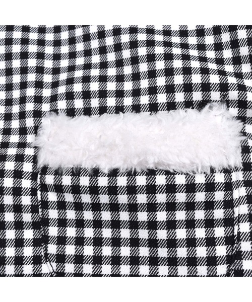 SLAP SLIP BABY（スラップスリップベビー）の「SLAPSLIPBABY/チェックくまワッペンボアベストベビー(70~80cm)（ベスト・キッズ・ブラック系その他/ベージュ系その他・ONESIZE）」の18枚目の写真