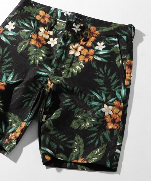 RAGEBLUE(レイジブルー)の「プリペラフラワーショーツ/561752(その他パンツ・メンズ・ホワイト/ブラック/ベージュ・LARGE/MEDIUM)」の2枚目の写真