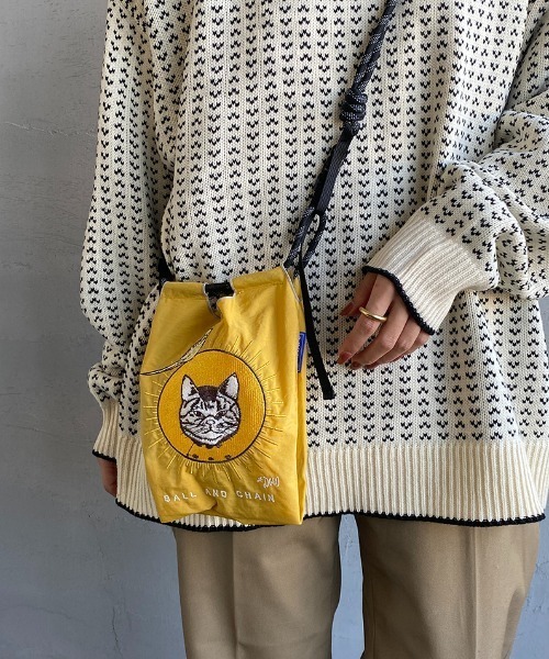 BALL&CHAIN/ボールアンドチェーン] D.CAT 刺繍デザインナイロン