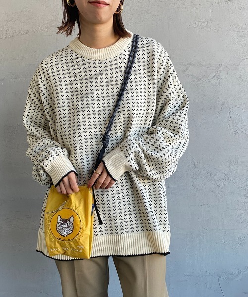 BALL&CHAIN/ボールアンドチェーン] D.CAT 刺繍デザインナイロン