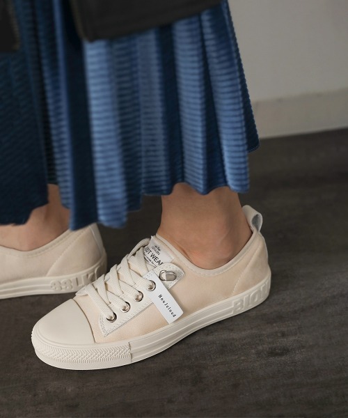 Bou Jeloud（ブージュルード）の「GENUINストレッチスエードスニーカー（スニーカー・レディース・ブラック/ホワイト系その他・24.5/24/23.5/23）」の14枚目の写真