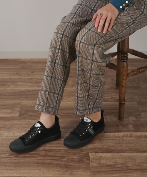 Bou Jeloud（ブージュルード）の「GENUINストレッチスエードスニーカー（スニーカー・レディース・ブラック/ホワイト系その他・24.5/24/23.5/23）」の7枚目の写真