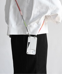 An+u | バイカラー カードポケット スマホケース iPhone12 / iPhone12pro(スマホケース/カバー)