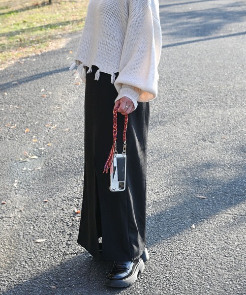 An+u（アンユー）の「バイカラー カードポケット スマホケース iPhone12 / iPhone12pro（スマホケース/カバー・レディース・ラベンダー/ブラック×ゴールド/ブラック×シルバー/ピンク/ブラック/シルバー/イエロー・ONE SIZE）」の15枚目の写真