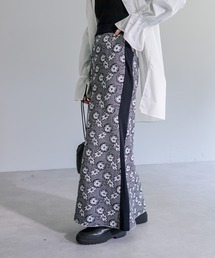 mystic | 【サイズ展開あり】花柄ジャガードニットスカート(スカート)