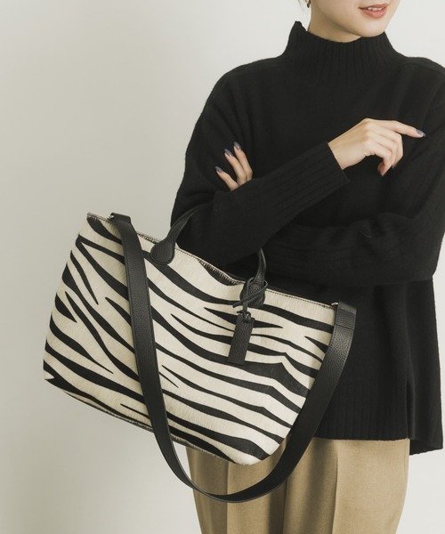 marco masi(マルコマージ)の「MARCO MASI ZEBRA TOTE BAG(トートバッグ・レディース・アニマル・-)」の4枚目の写真