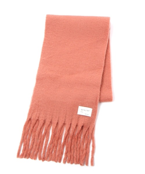 3.3 Field Trip （3.3フィールドトリップ）の「【UNISEX】3.3Field Trip／ソフトタッチマフラー（マフラー・レディース・キャメル/アイボリー/ピンク/ブラック・FREE）」の4枚目の写真