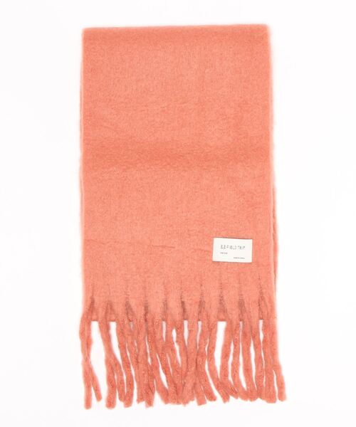 3.3 Field Trip （3.3フィールドトリップ）の「【UNISEX】3.3Field Trip／ソフトタッチマフラー（マフラー・レディース・キャメル/アイボリー/ピンク/ブラック・FREE）」の12枚目の写真