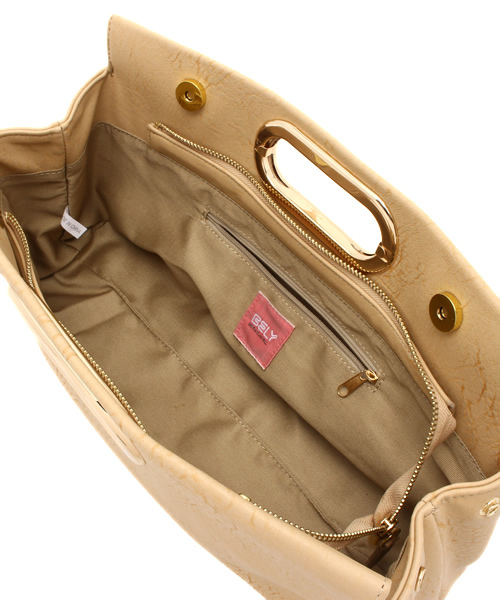 WHO'S WHO gallery（フーズフーギャラリー）の「【BELY】バレッタクラッチ（クラッチバッグ・レディース・ネイビー/ベージュ・FREE）」の10枚目の写真