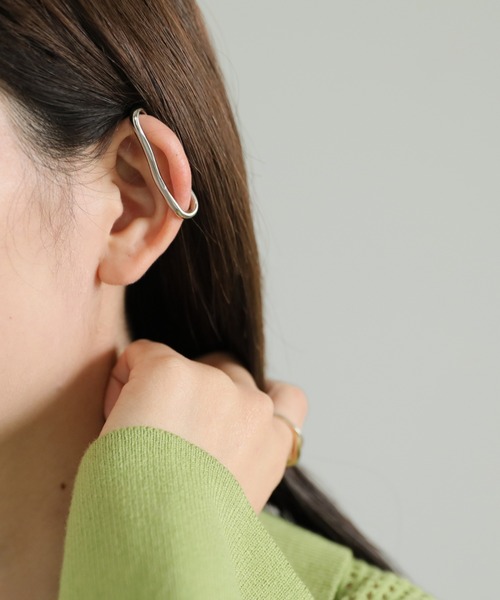 select MOCA（セレクトモカ）の「ロングイヤーカフ（イヤーカフ・レディース・シルバー/ゴールド・FREE）」の4枚目の写真