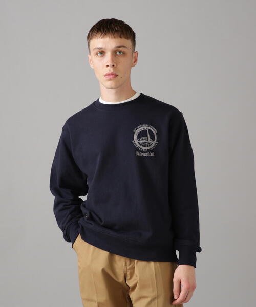 AVIREX（アヴィレックス）の「CREW NECK SWEAT CAMP LUNA /クルーネック スウェット キャンプ ルナ / AVIREX / アヴィレックス（スウェット・メンズ・その他5/オレンジ/オリーブ系/ネイビー・L/XL/M/2XL）」の6枚目の写真