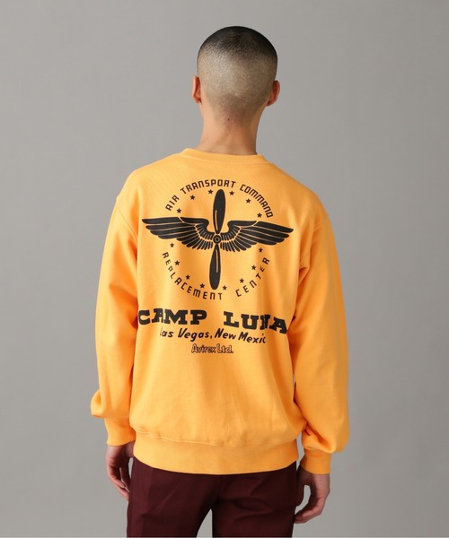 【セール】CREW NECK SWEAT CAMP LUNA /クルーネック スウェット キャンプ ルナ / AVIREX / アヴィレックス（スウェット）｜AVIREX（アヴィレックス）
