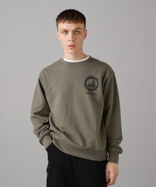 AVIREX（アヴィレックス）の「CREW NECK SWEAT CAMP LUNA /クルーネック スウェット キャンプ ルナ / AVIREX / アヴィレックス（スウェット・メンズ・その他5/オレンジ/オリーブ系/ネイビー・L/XL/M/2XL）」の9枚目の写真