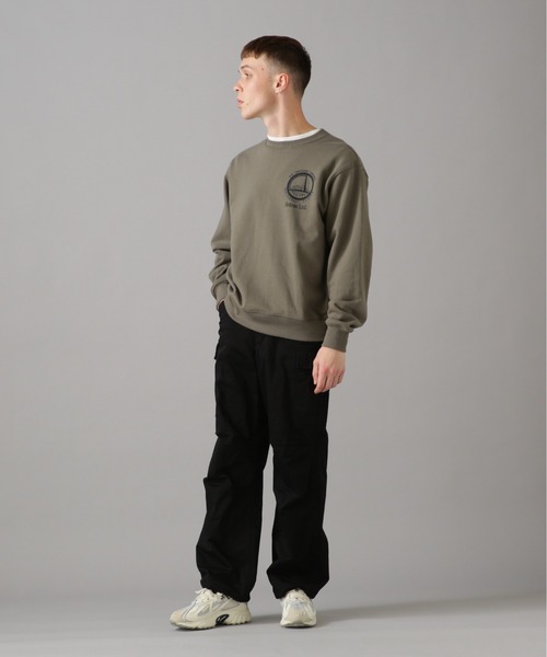 AVIREX（アヴィレックス）の「CREW NECK SWEAT CAMP LUNA /クルーネック スウェット キャンプ ルナ / AVIREX / アヴィレックス（スウェット・メンズ・その他5/オレンジ/オリーブ系/ネイビー・L/XL/M/2XL）」の11枚目の写真