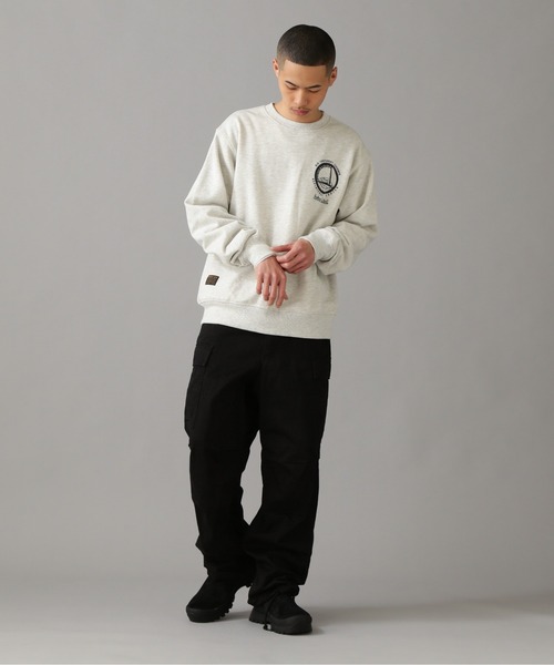 AVIREX（アヴィレックス）の「CREW NECK SWEAT CAMP LUNA /クルーネック スウェット キャンプ ルナ / AVIREX / アヴィレックス（スウェット・メンズ・その他5/オレンジ/オリーブ系/ネイビー・L/XL/M/2XL）」の20枚目の写真