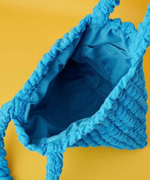 CITEN（シテン）の「＜CITEN＞ポップコーン トートバッグ（トートバッグ・レディース・コバルトブルー/ケリー/ブラック/オレンジ/オフホワイト/ブラウン/ロイヤルブルー・FREE）」の22枚目の写真