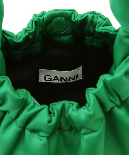 GANNI（ガニー）の「【GANNI】OCCASION SMALL HOBO（ハンドバッグ・レディース・ブラック/グリーン・FREE）」の7枚目の写真