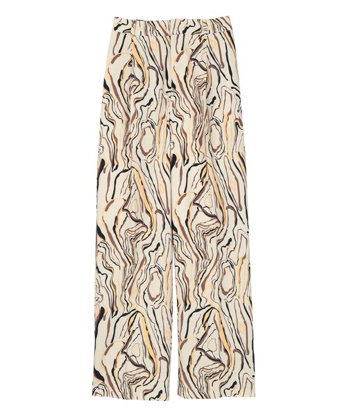 miette(ミエット)の「プリントストレートパンツ(その他パンツ・レディース・ブラック/ベージュ/ライトベージュ・FREE)」の20枚目の写真