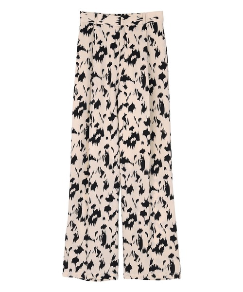 miette(ミエット)の「プリントストレートパンツ(その他パンツ・レディース・ブラック/ベージュ/ライトベージュ・FREE)」の4枚目の写真